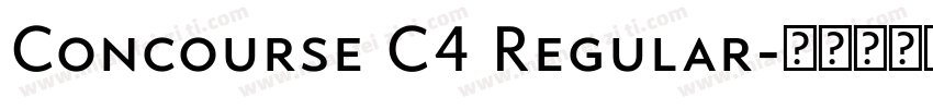 Concourse C4 Regular字体转换